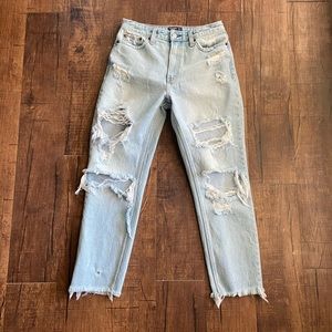 Abercrombie & Fitch high rise gf jeans